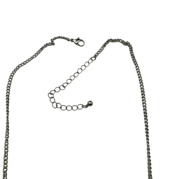 **Lady in Red Teardrop Gemstone Pendant Necklace - Picture 9 of 12